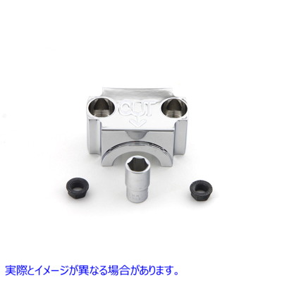 24-2043 フォークスライダーキャップ クローム Fork Slider Cap Chrome 取寄せ Vツイン (検索用／