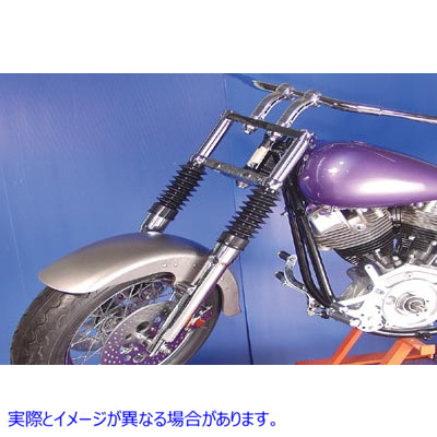 24-2136 41mm フォークアセンブリ (クロームスライダー付き) 取寄せ Vツイン 41mm Fork Assembly with Chrome Sliders (検索用／