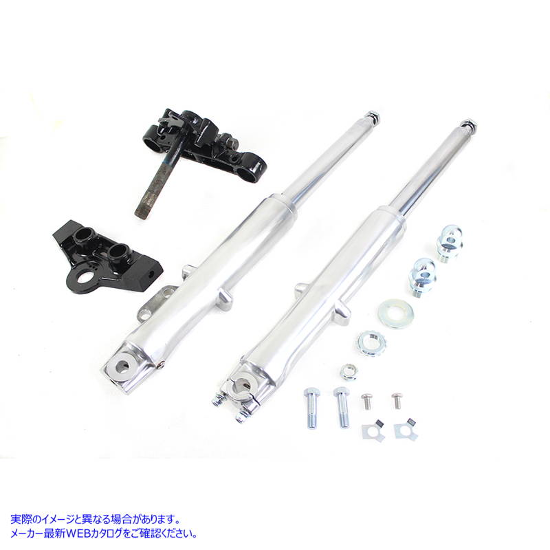 24-5576 41mm 調整可能なシングルディスクフォークアセンブリ 取寄せ Vツイン 41mm Adjustable Single Disc Fork Assembly (検索