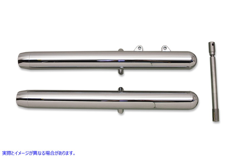 24-6006 41mm フォーク スライダー セット クローム 6 インチ オーバーストック 41mm Fork Slider Set Chrome 6 inch Over Stock