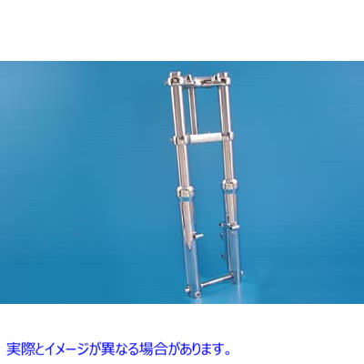 24-8559 39mm フォークアセンブリ (クロームスライダー付き) シングルディスク 取寄せ Vツイン 39mm Fork Assembly with Chrome