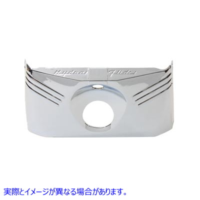 24-9907 フロントトリプルツリーカバークローム 取寄せ Vツイン Front Triple Tree Cover Chrome (検索用／46273-49