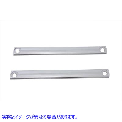 24-9911 クローム トリプル ツリー カバー トリム ストリップ セット Chrome Triple Tree Cover Trim Strip Set 取寄せ Vツイン