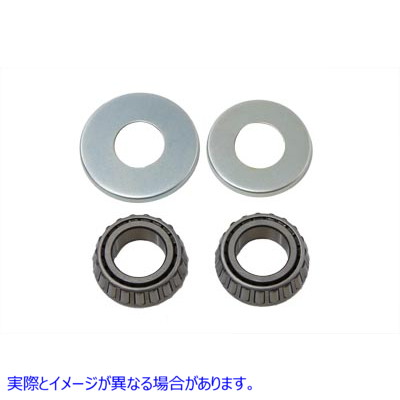 24-9936 ネックカップなしのフォークネックカップキット 取寄せ Vツイン Fork Neck Cup Kit without Neck Cups (検索用／