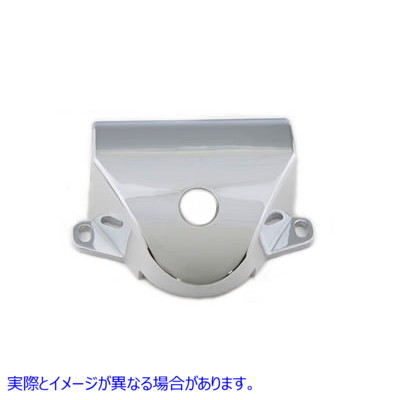 24-9963 クロームハンドルバーライザーカバー 取寄せ Vツイン Chrome Handlebar Riser Cover (検索用／56589-60