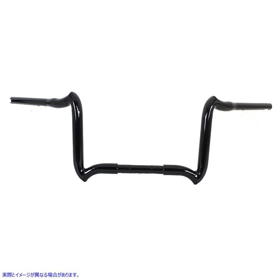 25-0135 10 インチ ロード グライド ハンドルバー インデントなし ブラック 10 inch Road Glide Handlebar without Indents Blac