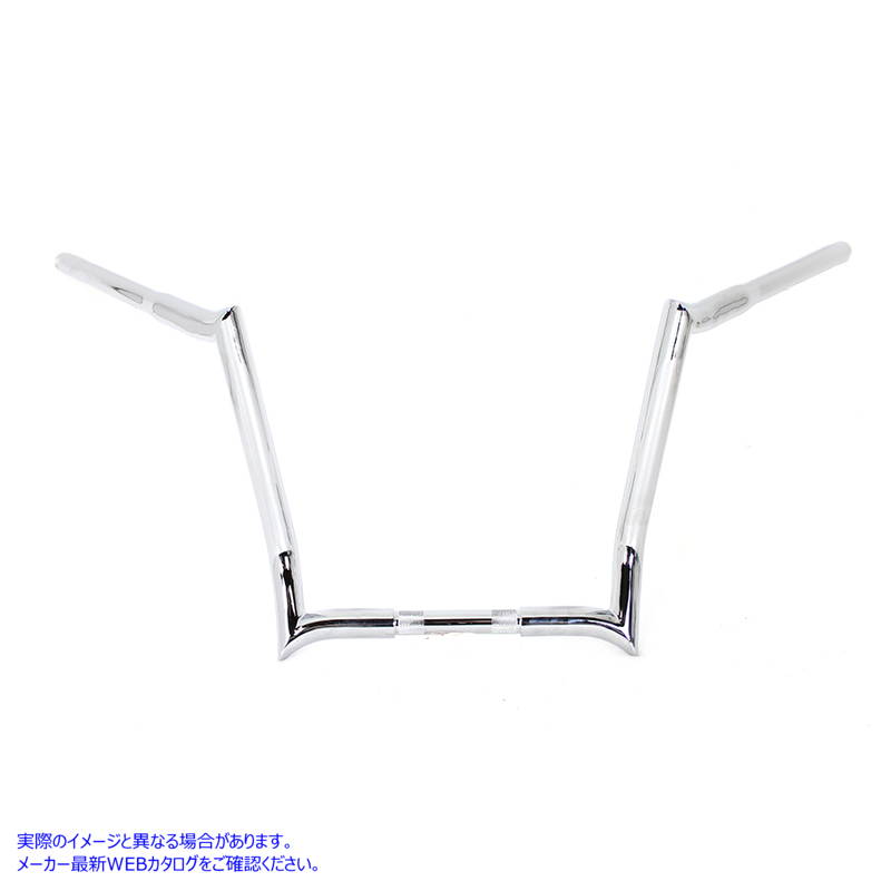 25-0145 14 インチ Z-Bar ハンドルバー インデントなし クローム 14 inch Z-Bar Handlebar without Indents Chrome 取寄せ Vツイ