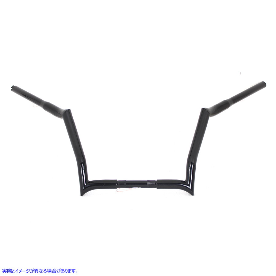 25-0151 12 インチ Z-Bar ハンドルバー インデントなし ブラック 12 inch Z-Bar Handlebar without Indents Black 取寄せ Vツイ