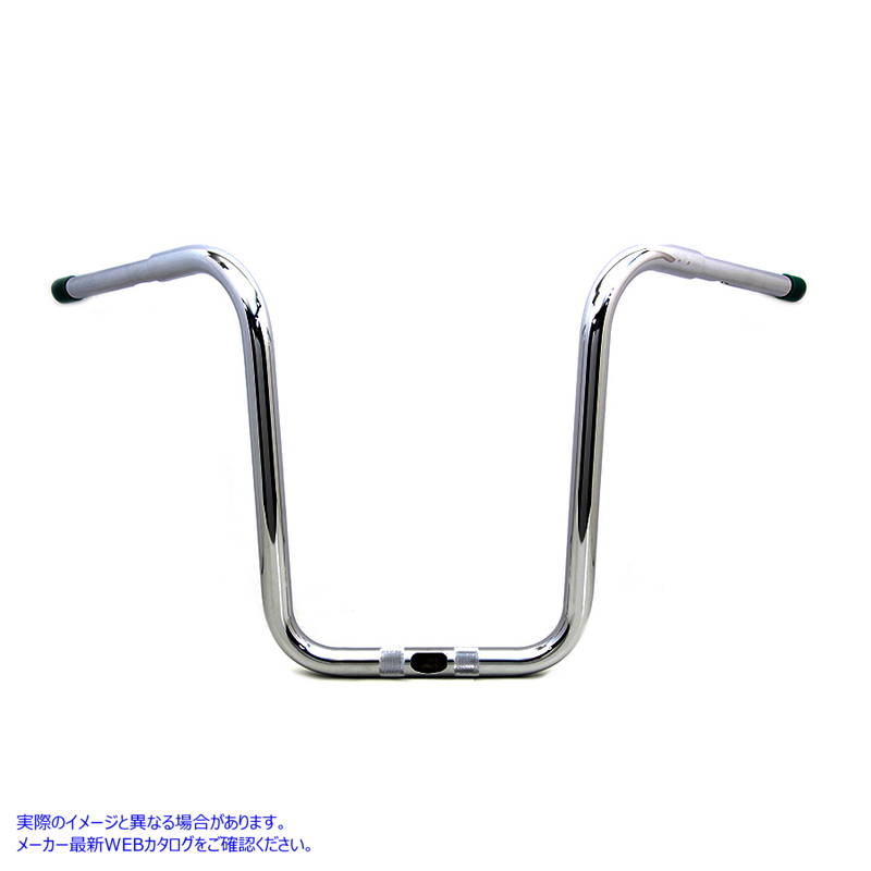 25-0186 14 インチ ファット エイプ ハンドルバー インデント クローム 14 inch Fat Ape Handlebar with Indents Chrome 取寄せ