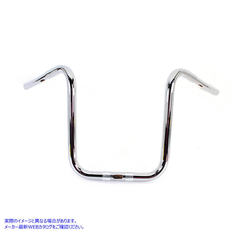 25-0188 16 インチ ファット エイプ ハンドルバー インデント クローム 16 inch Fat Ape Handlebar with Indents Chrome 取寄せ