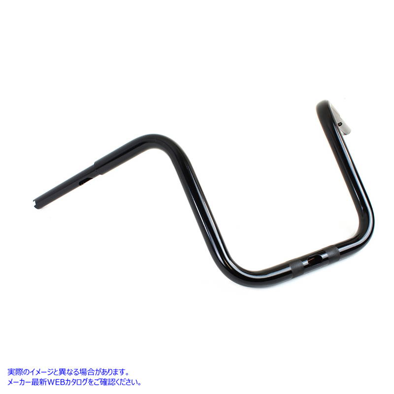 25-0189 12 インチ トール ボーイ ハンドルバー ブラック 12 inch Tall Boy Handlebar Black 取寄せ Vツイン (検索用／