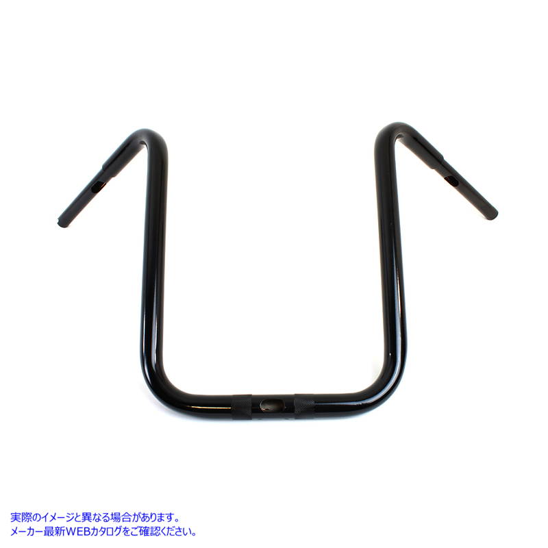 25-0194 16 インチ ファット エイプ ハンドルバー インデント ブラック 16 inch Fat Ape Handlebar with Indents Black 取寄せ V