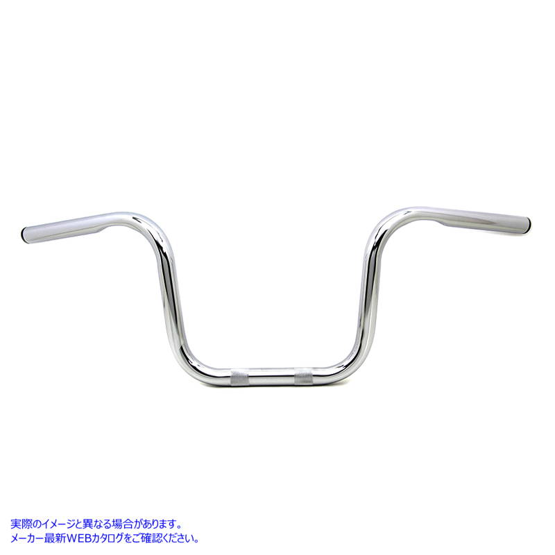 25-0196 インデント付き 8.5 インチ ミニ エイプ ハンガー ハンドルバー 8.5 inch Mini Ape Hanger Handlebar with Indents 取寄