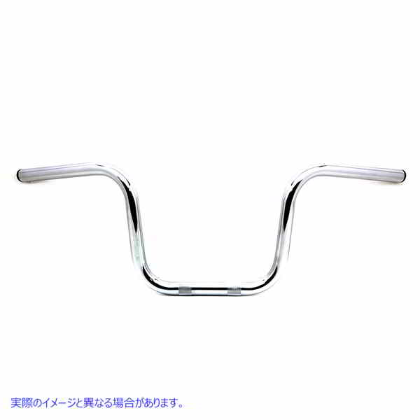 25-0198 8.5 インチ ミニ エイプ ハンガー ハンドルバー (インデントなし) 取寄せ Vツイン 8.5 inch Mini Ape Hanger Handlebar