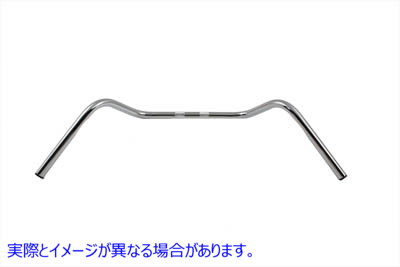 25-0401 インデント付き5-1/2インチレプリカハンドルバー 5-1/2 inch Replica Handlebar with Indents 取寄せ Vツイン (検索用／