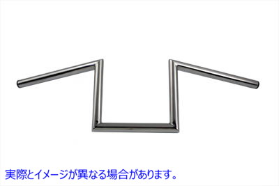 25-0420 7 インチ Z ハンドルバー (インデントなし) 取寄せ Vツイン 7 inch Z Handlebar without Indents (検索用／