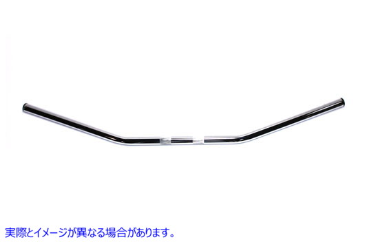 25-0423 インデントのないクローム ドラッグ ハンドルバー Chrome Drag Handlebar without Indents 取寄せ Vツイン (検索用／