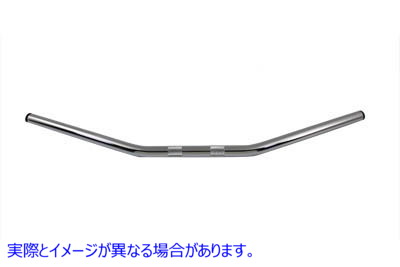 25-0424 インデント付きクロームドラッグハンドルバー Chrome Drag Handlebar with Indents 取寄せ Vツイン (検索用／