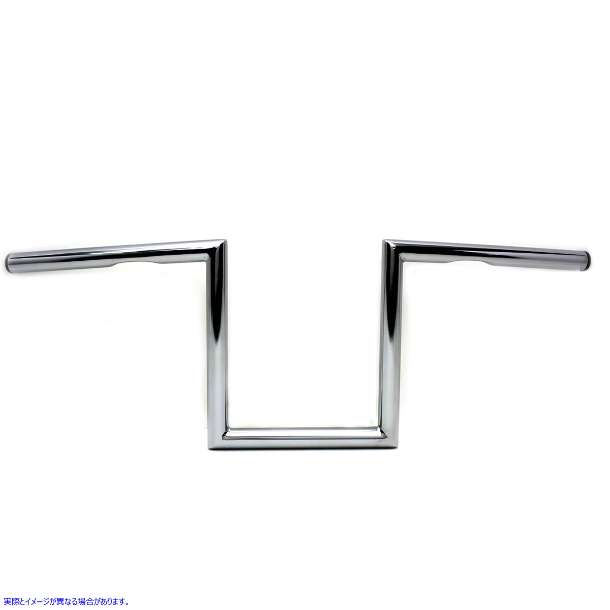 25-0428 10 インチ Z ハンドルバー インデント クローム 10 inch Z Handlebar with Indents Chrome 取寄せ Vツイン (検索用／