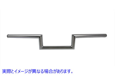25-0429 4 インチ Z ハンドルバー (インデントなし) 取寄せ Vツイン 4 inch Z Handlebar without Indents (検索用／