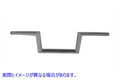 25-0433 インデント付き 6 インチ Low Z ハンドルバー 6 inch Low Z Handlebar with Indent 取寄せ Vツイン (検索用／