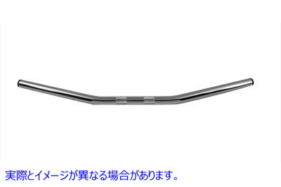 25-0539 インデントのないクローム ドラッグ ハンドルバー 取寄せ Vツイン Chrome Drag Handlebar without Indents (検索用／