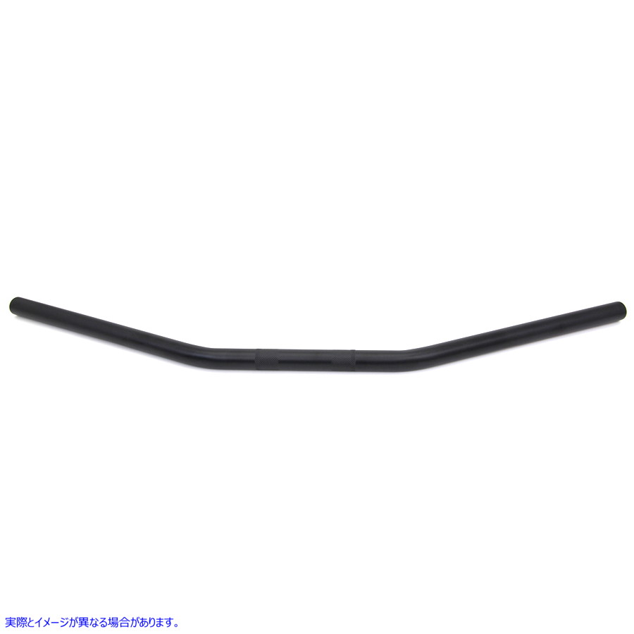 25-0560 インデント付きブラックのドラッグ ハンドルバー Black Drag handlebar with Indents 取寄せ Vツイン (検索用／