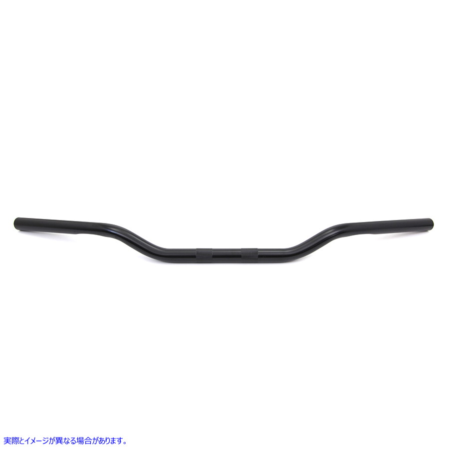 25-0564 インデント付きブラック 2 インチ ドラッグ ハンドルバー Black 2 inch Drag Handlebar with Indents 取寄せ Vツイン (