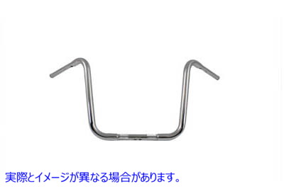 25-0584 インデントを備えた15インチの猿ハンガーハンドルバー 15 inch Ape Hanger Handlebar with Indents 取寄せ Vツイン (検索用／ MCM