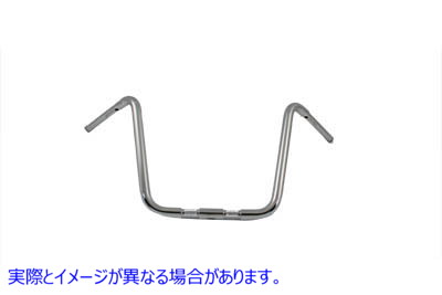 25-0586 16 インチ エイプ ハンガー ハンドルバー (インデント付き) 16 inch Ape Hanger Handlebar with Indents 取寄せ Vツイン