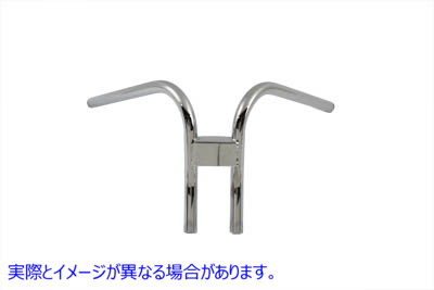 25-0626 インデントなしの 7 インチ バックホーン ハンドルバー 取寄せ Vツイン 7 inch Buckhorn Handlebar without Indents (検
