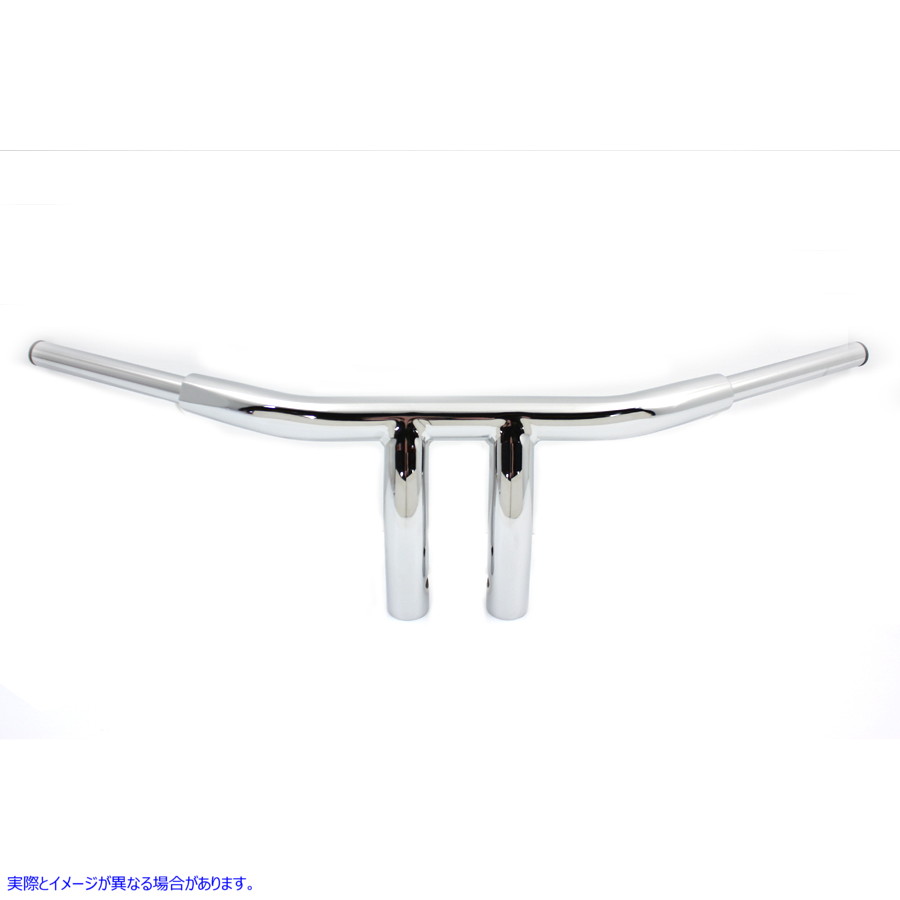 25-0640 6 インチ ファットスター 'T' ハンドルバー (インデントなし) 取寄せ Vツイン 6 inch Fatster 'T' Handlebar without In