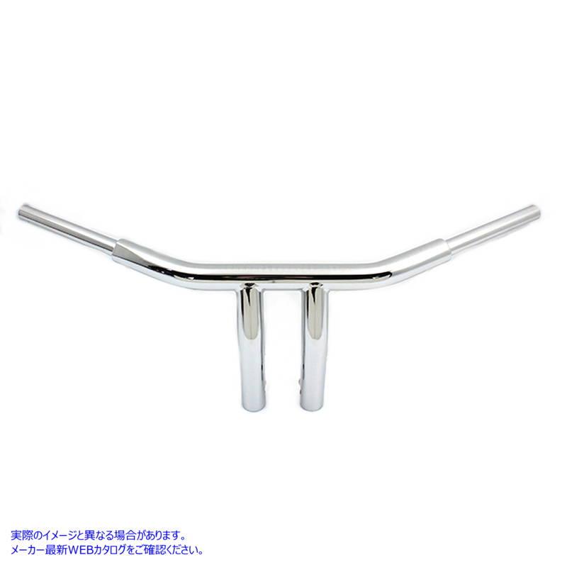 25-0641 インデント付き 8 インチ ファットスター 'T' ハンドルバー 8 inch Fatster 'T' Handlebar with Indents 取寄せ Vツイン