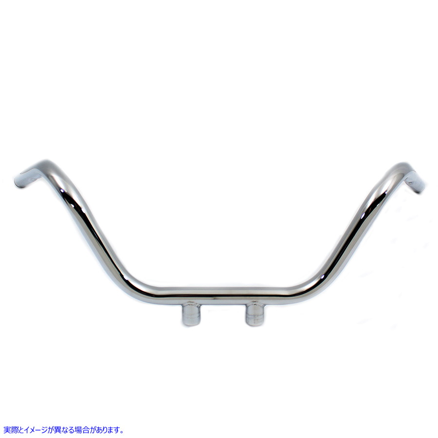 25-0652 インデント付き 1 インチ フラット トラック ハンドルバー 1 inch Flat Track Handlebar with Indents 取寄せ Vツイン (