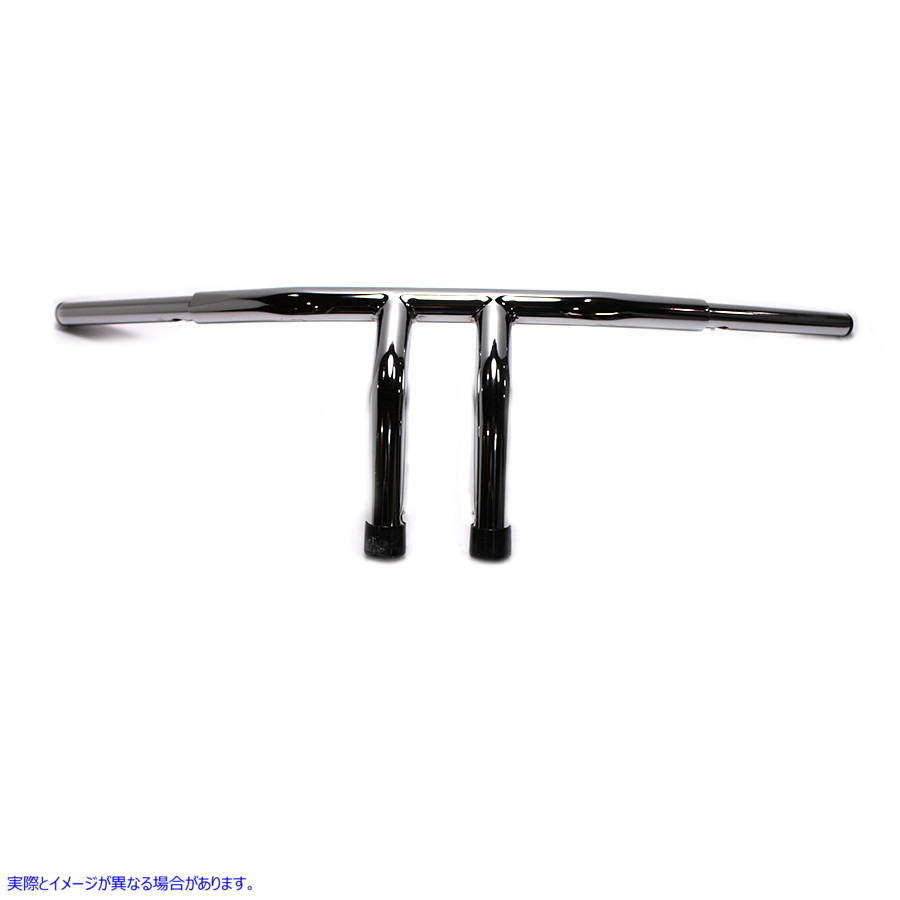 25-0679 インデント付き 8-1/2 インチ バッファロー 'T' ハンドルバー 取寄せ Vツイン 8-1/2 inch Buffalo 'T' Handlebar with I