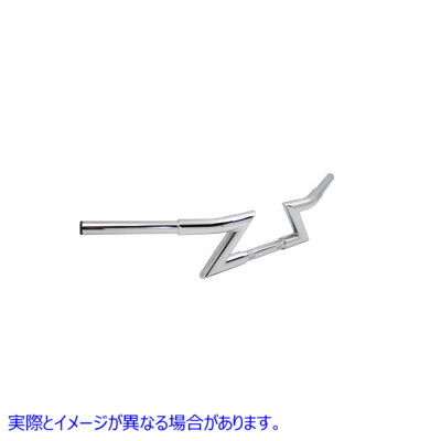 25-0757 インデントのない5インチのクレイジーZバーハンドルバー 5 inch Crazy-Z Bar Handlebar without Indents 取寄せ Vツイン (検索用／ MCM
