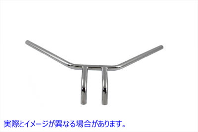 25-0788 インデント付き6インチスイングバックハンドルバー 6 inch Swing Back Handlebar with Indents 取寄せ Vツイン (検索用