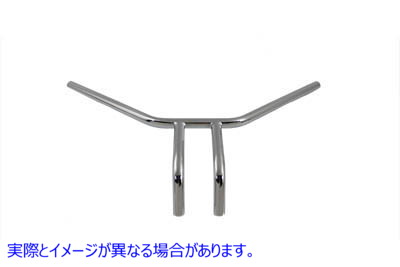 25-0789 インデント付き7-1/2インチハンドルバー 7-1/2 inch Handlebar with Indents 取寄せ Vツイン (検索用／ Paughco H15-2