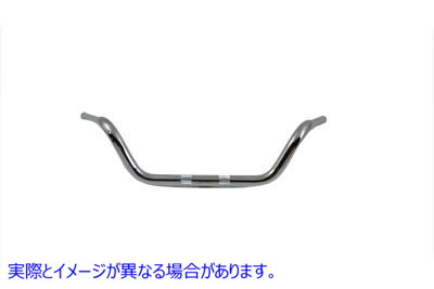 25-0792 インデント付き 5-1/2 インチ レプリカ ハンドルバー クローム 5-1/2 inch Replica Handlebar with Indents Chrome 取寄