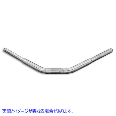 25-0797 インデント付き 5-1/2 インチ ドラッグ レプリカ ハンドルバー クローム 5-1/2 inch Drag Replica Handlebar with Inden