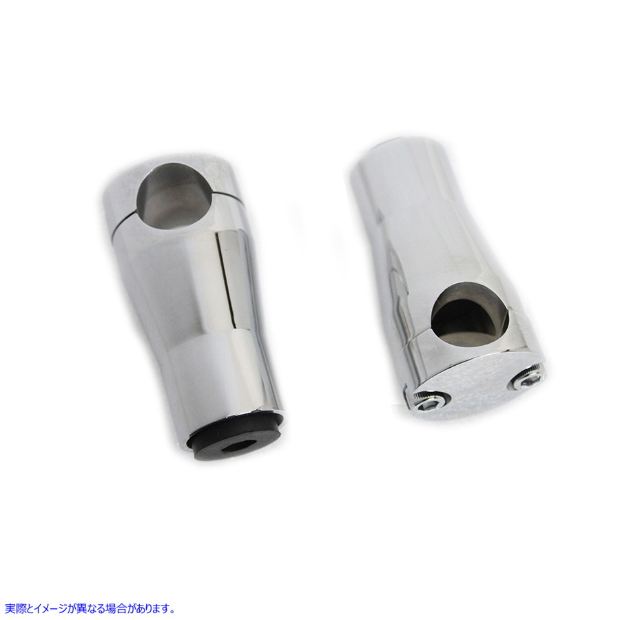 25-0819 グライド ライザー ステム セット クローム 取寄せ Vツイン Glide Riser Stem Set Chrome (検索用／56148-49