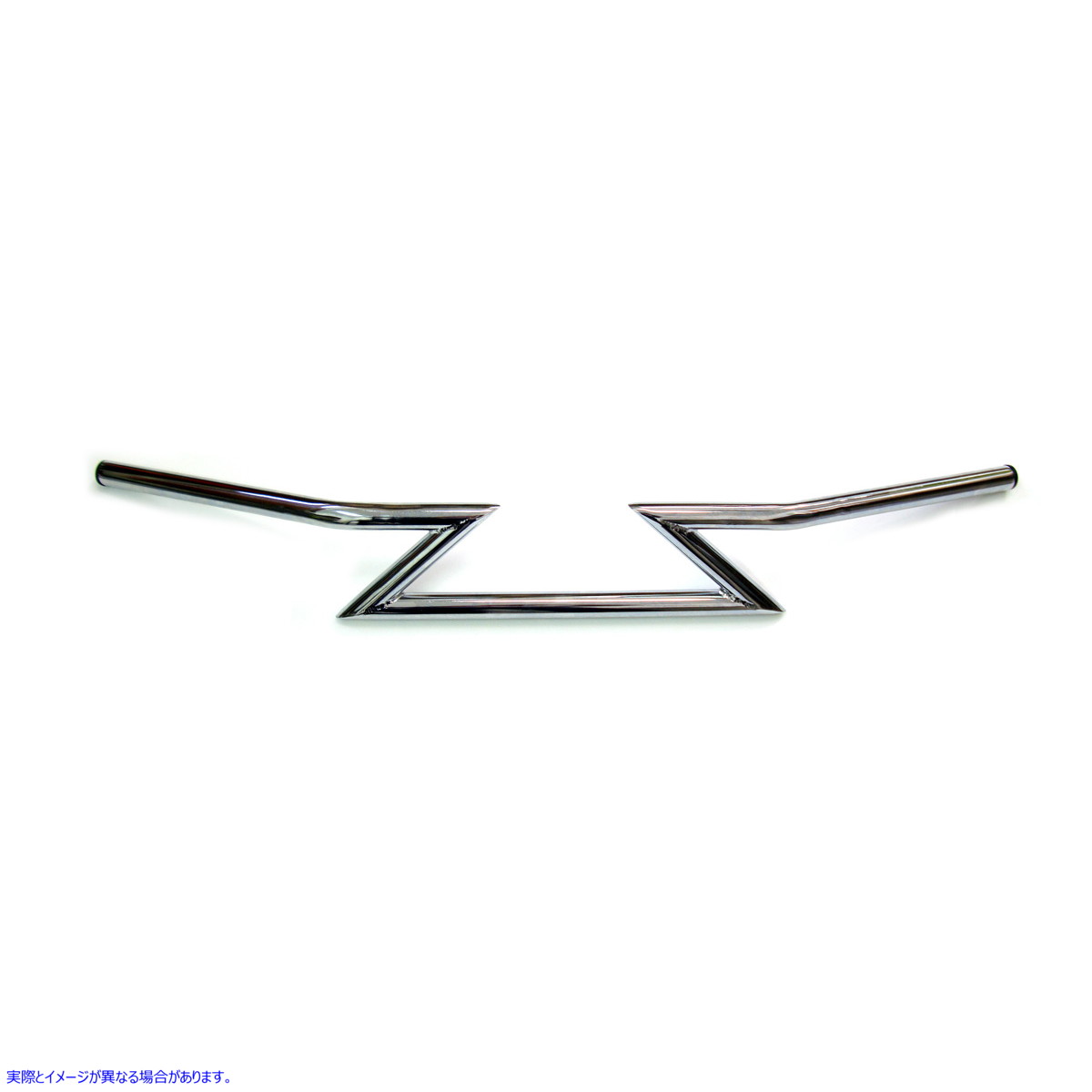 25-0861 インデントなしのクローム 4 インチ Z ハンドルバー Chrome 4 inch Z Handlebars without Indents 取寄せ Vツイン (検索