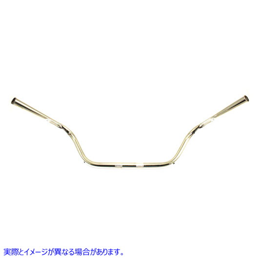 25-0887 インデント付き 3 インチ ポリス スタイル ハンドルバー 3 inch Police Style Handlebar with Indents 取寄せ Vツイン (