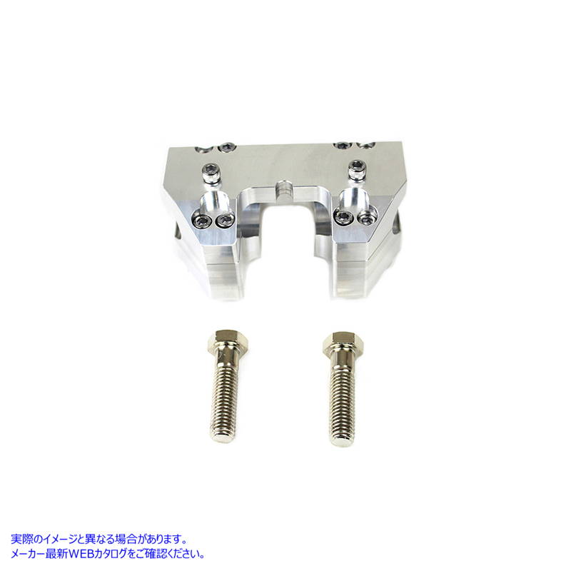 25-0931 FLT ライザー クランプ アルマイト処理アルミニウム FLT Riser Clamp Anodized Aluminum 取寄せ Vツイン (検索用／