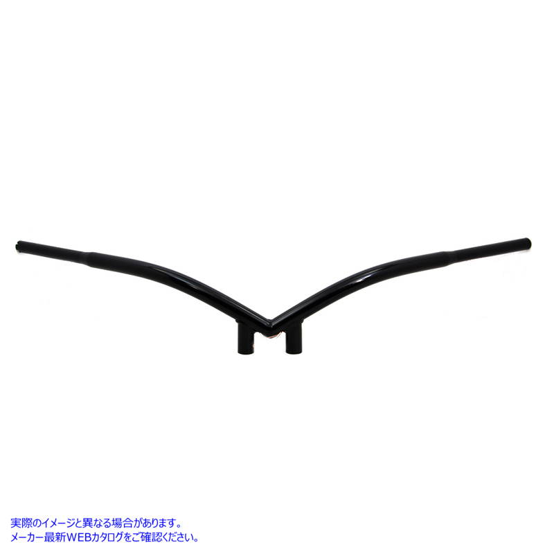 25-1191 インデント付き V バー ハンドルバー V-Bar Handlebar with Indents 取寄せ Vツイン (検索用／