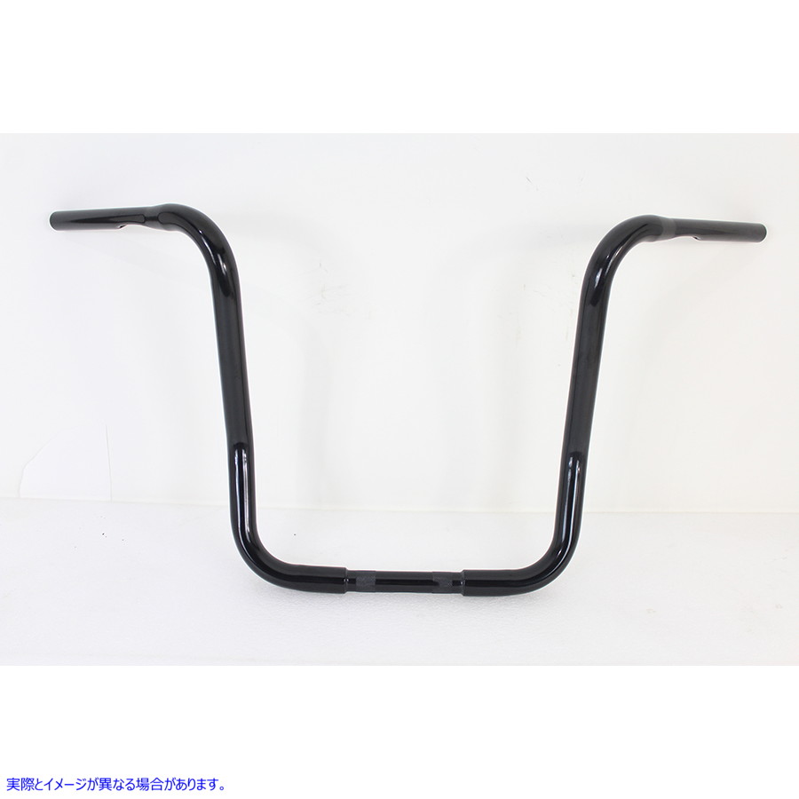 25-1280 インデント付き 16 インチ バガー ハンドルバー ブラック 16 inch Bagger Handlebar with Indents Black 取寄せ Vツイン