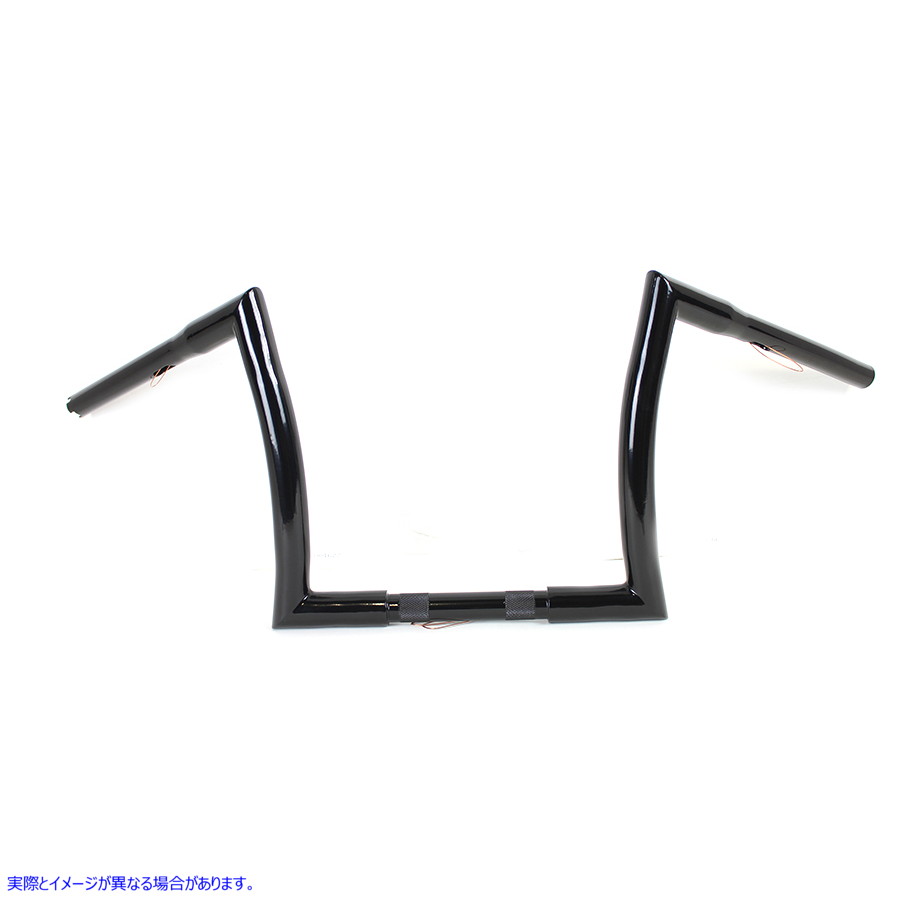 25-1287 12 インチ Z ハンドルバー インデントなし ブラック 12 inch Z Handlebar without Indents Black 取寄せ Vツイン (検索