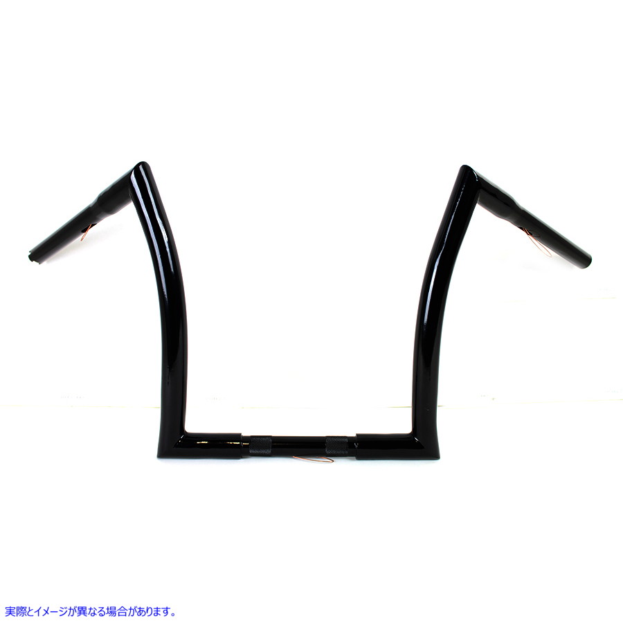 25-1288 14 インチ Z ハンドルバー インデントなし ブラック 14 inch Z Handlebar without Indents Black 取寄せ Vツイン (検索