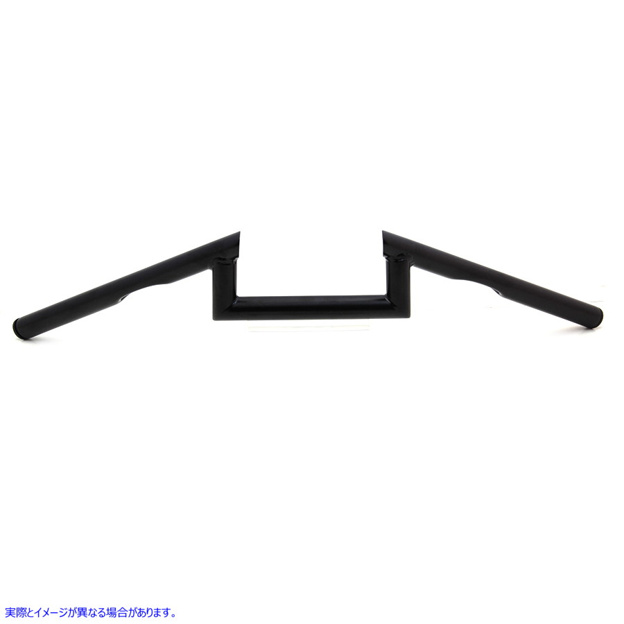 25-1308 2-1/2 インチ ミニ Z ハンドルバー インデント ブラック 2-1/2 inch Mini Z Handlebar with Indents Black 取寄せ Vツイ