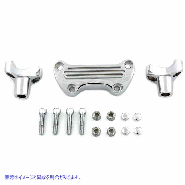 25-2100 2インチライザーセット クローム 2 inch Riser Set Chrome 取寄せ Vツイン (検索用／